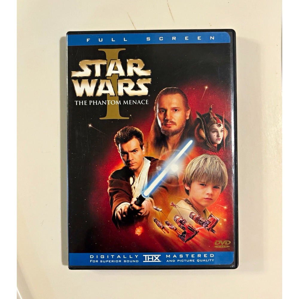 Star Wars Episode I The Phantom Menace DVD 2-Disc Full Screen THX 1999 Movie